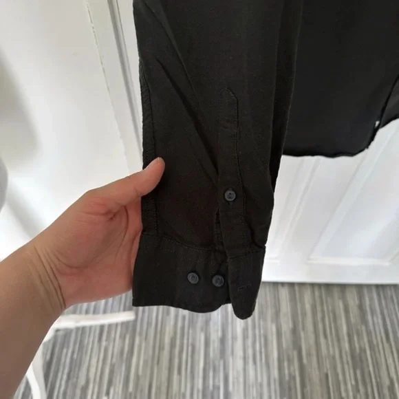 F&f Black shirt size M Oxford style - Picture 6 of 9